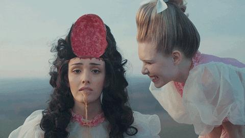 Melanie Martinez Flowing Noodles GIF