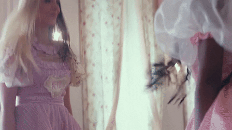 Melanie Martinez Holding Hands With Friend GIF