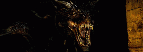 Meleys Roaring Approaching Light GIF