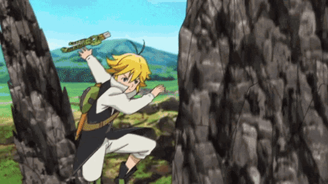 Meliodas Fights Diane GIF