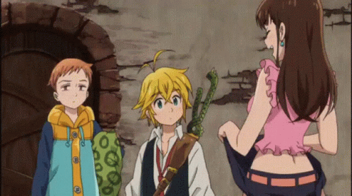 Meliodas, King And Diane GIF