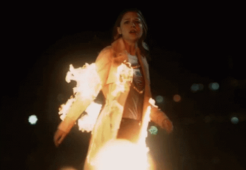Melissa Benoist This Girl Is On Fire GIF