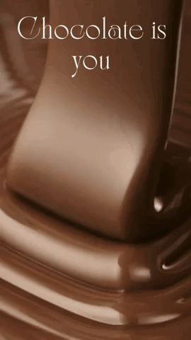 Melted Chocolate With Chocolate Is You