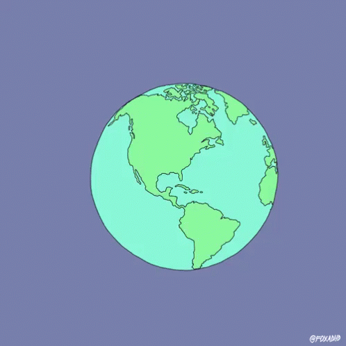 Melting Continents Global Warming GIF