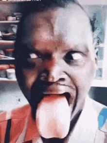 Meme Faces Man His Mouth And Tongue GIF