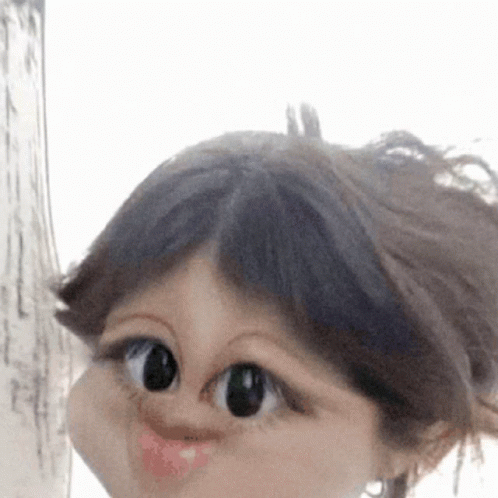 Meme Faces Woman With Big Eyes And Lips GIF