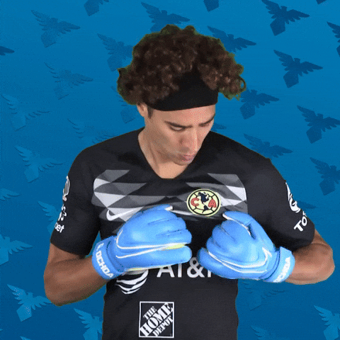 Memo Ochoa Flexing Shirt Logo GIF