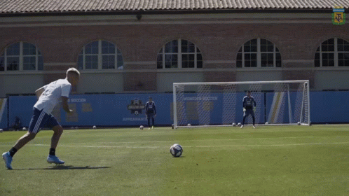 Memo Ochoa Practices Kicking GIF