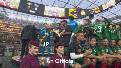 Memo Ochoa Proud Winning Team GIF