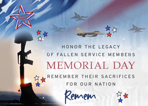 Memorial Day Remember Fallen Service Members