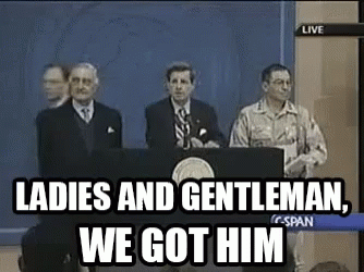 Men At Podium Ladies And Gentleman We Got Him GIF