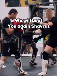 Men Boxing In Gym We Will Beat You Again Shavrat GIF