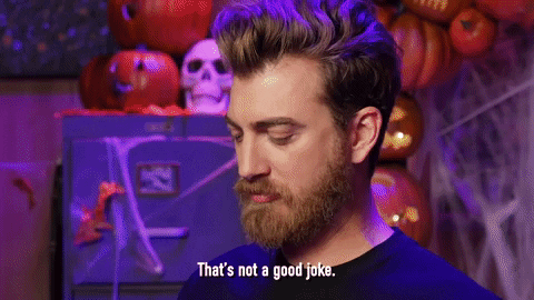 Men Called Out That's Not Good Joke GIF