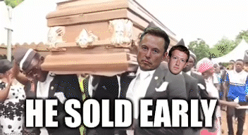 Men Carrying Coffin Saying He Sold Early GIF