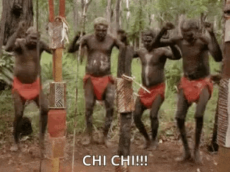 Men Dancing In The Woods GIF
