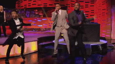 Men Dancing on Stage