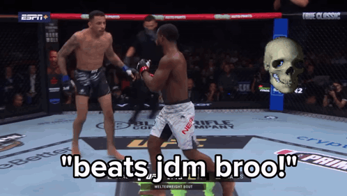 Men Fighting In Ring Beats Jdm Broo GIF