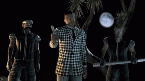 Men Guarding Game Was Rigged GIF