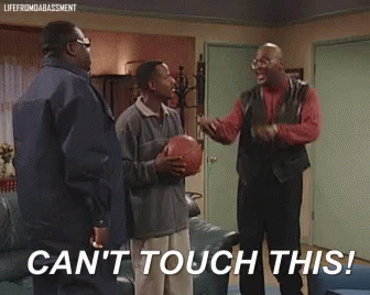 Men Holding Basketball Cant Touch This GIF