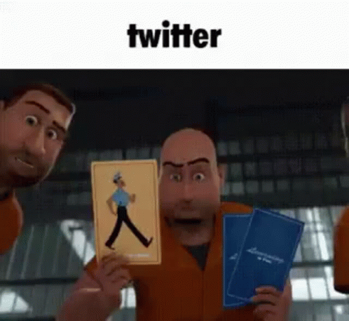 Men Holding Cards With Police Officer