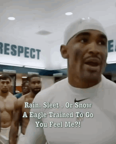 Men in Locker Room with Respect Sign