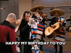 Men in Sombreros Playing Instruments Happy Birthday