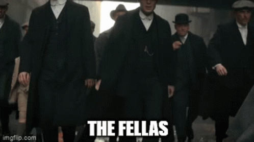 Men In Suits And Hats Walking The Fellas GIF