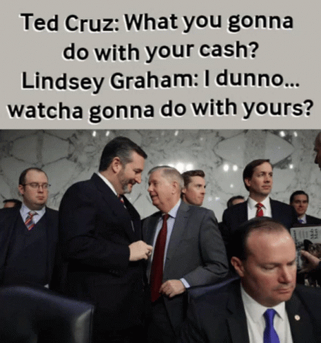 Men In Suits And Ties Saying Ted Cruz GIF