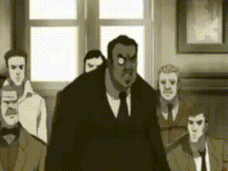 Men In Suits Standing Around Man GIF