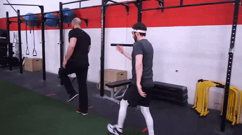 Men Lunge Work Out Exercise GIF
