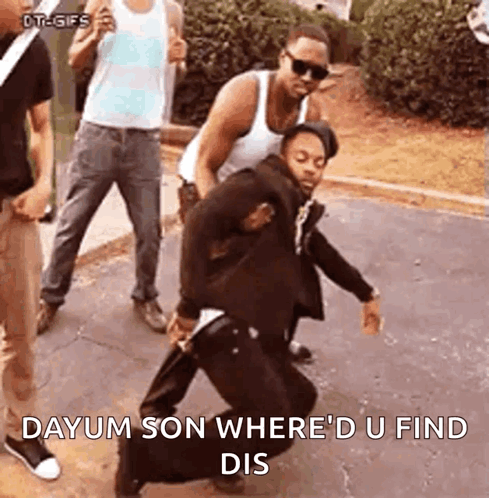 Men On Sidewalk One Carrying Another On Back GIF