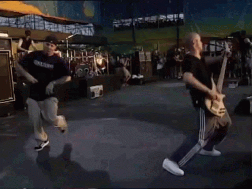 Men On Stage One In Boston Shirt GIF