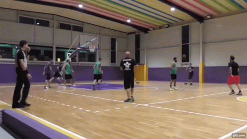 Men Playing Basketball Samsung Shirt