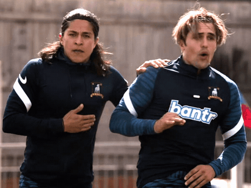 Men Running One Wears Bantra Shirt