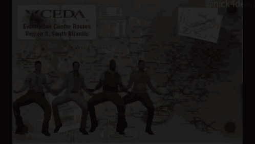 Men Standing In Front Of Map Saying CEDA GIF