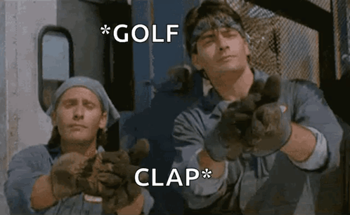 Men Standing Next To Each Other GIF