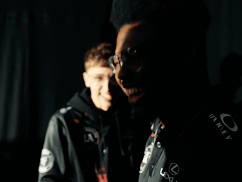 Men Standing Next To Each Other GIF