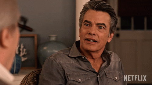 Men Talking Denim Shirt Netflix Logo GIF