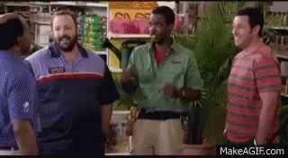 Men Talking in Store