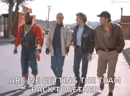 Men Walking Down Street Are We Getting Team Back Together