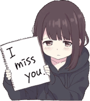 Menhara Chan I Miss You Sticker GIF