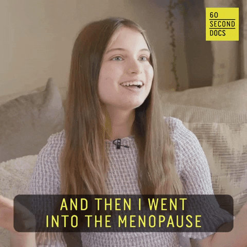 Menopause Teen Cancer GIF