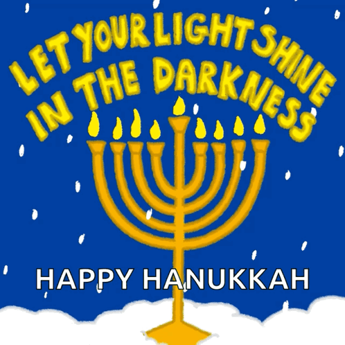 Menorah Let Your Lights Shine In The Darkness