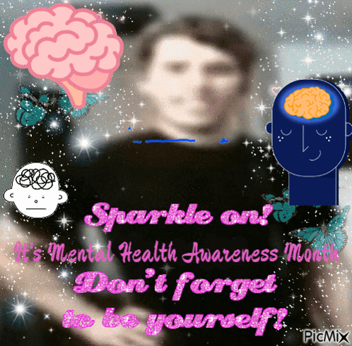 Mental Health Awareness Month Sparkle GIF