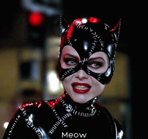Cat Woman Meow GIF