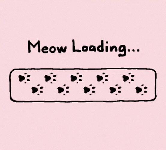 Meow Loading Bar GIF