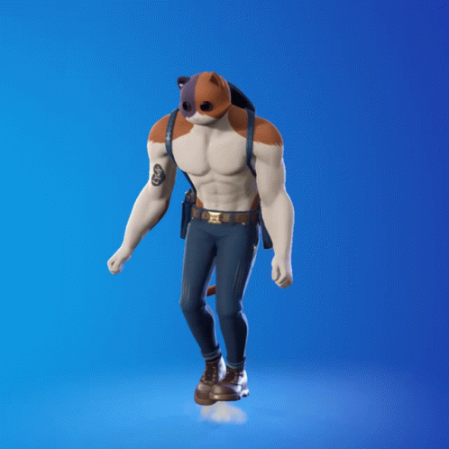 Meowcles Character Skin Fortnite Dances GIF