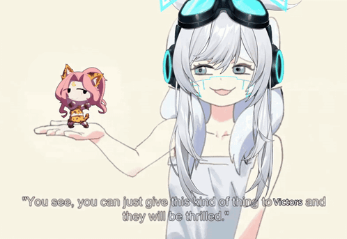 Meowmoonified Pink Hair GIF