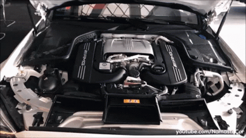 Mercedes-benz C-class Amg Engine GIF