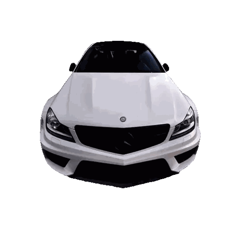 Mercedes Front Black Hood Headlights